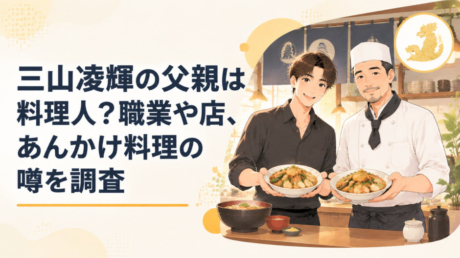 三山凌輝の本名疑惑と俳優・RYOKIとしての活動の歩みを表現した人物紹介イメージ